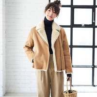 优衣库 UNIQLO 优衣库 400738 女士仿皮夹克