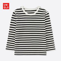 优衣库 UNIQLO 优衣库 婴儿圆领长袖T恤
