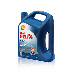 Shell 壳牌 Helix HX7 蓝喜力 SN 5W-40 半合成机油 4L *2