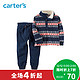 Carter's2件套装摇粒绒套头衫外套长裤宝宝冬男幼童装249G529Q M