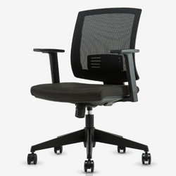 永艺 电脑椅 家用 办公椅子网布职员椅会议室椅 MIRO-IIC 黑色