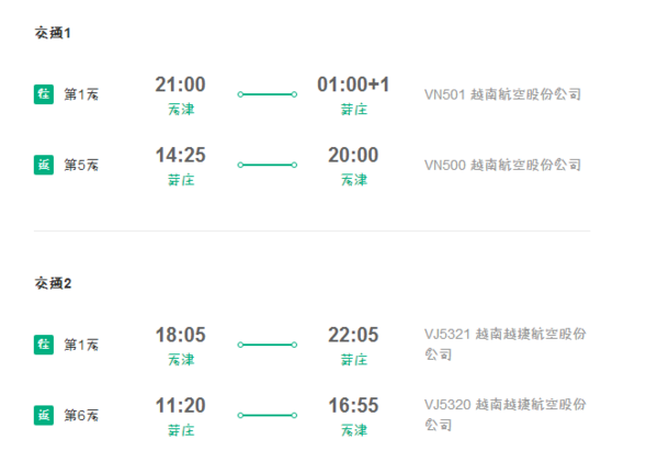 天津/北京直飞芽庄5-7天自由行