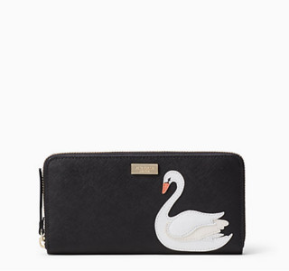 kate spade 凯特丝蓓 swan around neda 女士长款钱包