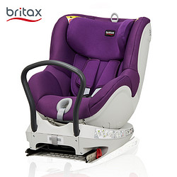 宝得适（Britax）双面骑士360°旋转汽车儿童安全座椅闪耀紫0~4岁isofix接口