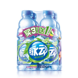 Mizone 脉动 维生素饮料 青柠600ml*3瓶+椰子菠萝600ml 