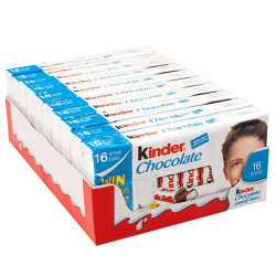 Kinder 健达 牛奶夹心巧克力16条装 *10盒 