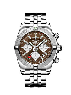 BREITLING 百年灵 Chronomat 44 GMT系列 AB042011-Q589-375A 男士机械腕表