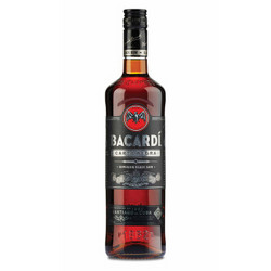 百加得（Bacardi ) 洋酒 朗姆酒 黑朗姆酒 750ml *3件