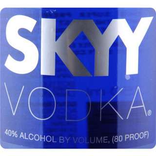 SKYY 深蓝 美国伏特加