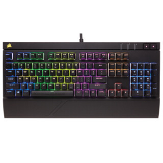 美商海盗船(USCorsair)STRAFE RGB 惩戒者 多彩背光机械游戏键盘