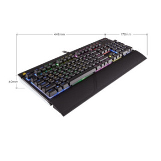 美商海盗船(USCorsair)STRAFE RGB 惩戒者 多彩背光机械游戏键盘