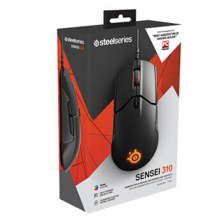 Steelseries 赛睿 Sensei 310 有线鼠标 黑色 12000DPI