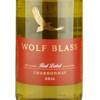 WolfBlass 纷赋酒庄 红牌 霞多丽干白葡萄酒 750ml