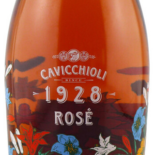 CAVICCHIOLI 卡维留里 意大利之花 桃红起泡葡萄酒 750ml