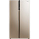 美的(Midea)655升 对开门冰箱 双变频无霜 一级能效 智能APP 大容量电冰箱 米兰金 BCD-655WKPZM(E)