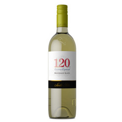 智利 圣丽塔120系列长相思干白葡萄酒750ml 中央山谷产区 单瓶装 *2件+凑单品