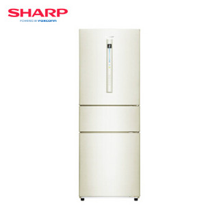 SHARP 夏普 BCD-263WVPB-N 双门冰箱 263升