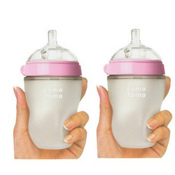 Comotomo 可么多么 婴儿硅胶奶瓶 250ml 两只装