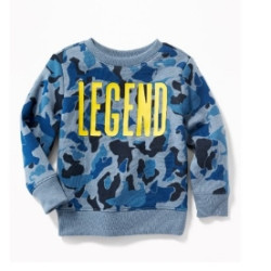 Old Navy 856859 男幼童 圆领套头卫衣
