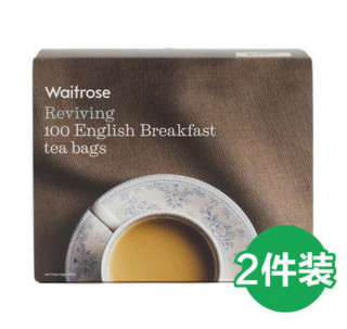 waitrose 维特罗斯 英式早餐茶包 250g（100包）*2盒
