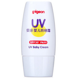 贝亲（Pigeon）婴儿防晒霜 SPF35+ PA++ 30g IA163 *5件