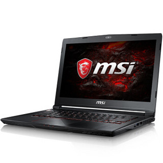 微星(MSI)GS43VR 7RE-220CN 14英寸游戏笔记本电脑(i7-7700HQ 8G 1T+128GSSD GTX1060 6G 背光键盘)