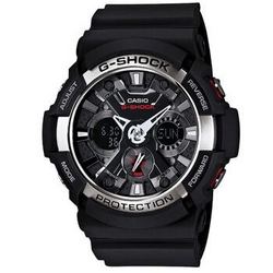 CASIO 卡西欧 G-SHOCK GA-200-1ADR 男士防震防磁运动手表 