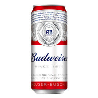 Budweiser/百威啤酒 经典醇正 500ml*18罐