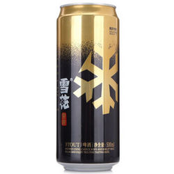 雪花啤酒（Snowbeer）13.5度 黑啤 500ml*12听 整箱装 *2件