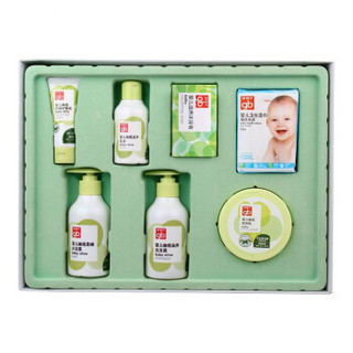 gb 好孩子 婴儿天然好礼6+1(橄榄系列)洗护礼盒