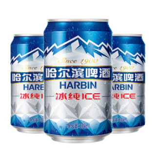 HARBIN 哈尔滨 冰纯啤酒