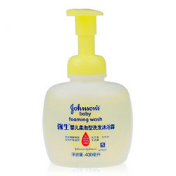 Johnson's baby 强生婴儿 柔泡洗发沐浴露二合一老爸评测宝宝洗发水正品400ml×1瓶