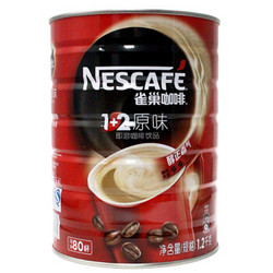 Nestlé 雀巢 即溶速溶咖啡低糖 （1+2醇香原味）15g*100条 送杯子