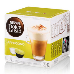 英国进口 雀巢多趣酷思(Nescafé Dolce Gusto) 咖啡胶囊 卡布奇诺胶囊咖啡 研磨咖啡粉16颗装 *2件