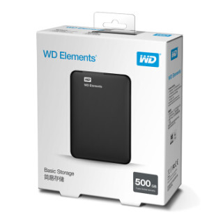 WD 西部数据 Elements 新元素系列 2.5英寸 USB3.0 移动硬盘