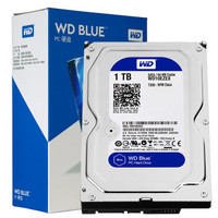 西部数据 WD西部数据机械硬盘4t WD40EZAZ 西数蓝盘3.5寸4tb 电脑台式机SATA接口全新HDD通用DIY装机存储