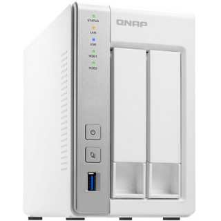 QNAP 威联通 TS-231P 2盘位NAS（AL212、1GB）