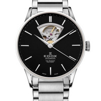 EDOX 依度 Les Vauberts系列 85011-3N-NIN 男士机械腕表