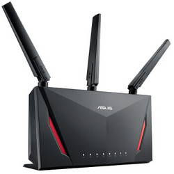 ASUS 华硕 RT-AC86U 双频千兆无线路由器（MU-MIMO、2900Mbps） 