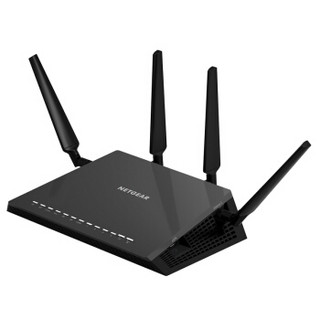 NETGEAR 美国网件 R7800 2600M WiFi 5 家用路由器 黑色