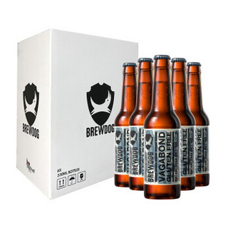 酿酒狗（Brewdog）英国 原装进口 精酿狗流浪者的淡啤酒 330ml*6瓶