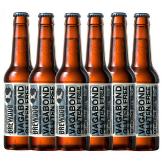 酿酒狗（Brewdog）英国 原装进口 精酿狗流浪者的淡啤酒 330ml*6瓶