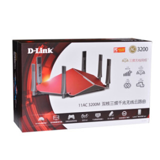 友讯(D-Link)dlink DIR-890L 3200M 千兆三频路由 无线路由器 WIFI穿墙 游戏之选