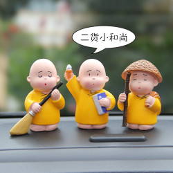 龙泉寺呆萌贤二小和尚公仔