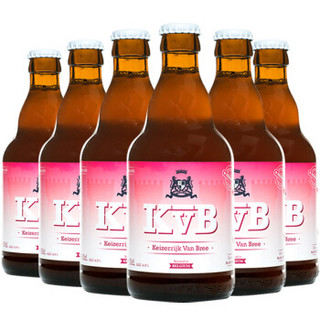 Keizerrijk 布雷帝国 玫瑰红啤酒 精酿 啤酒 330ml*6瓶 整箱装 比利时进口