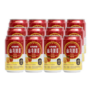 TAIWAN BEER 台湾啤酒 果微醺 芒果味啤酒 330ml*6听