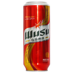 WUSU 乌苏啤酒 大红乌苏啤酒 500ml*12罐