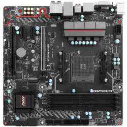 msi 微星 B350M MORTAR迫击炮 主板+AMD 锐龙 5 2400G 盒装CPU处理器 主板+CPU套装