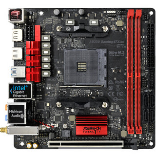 ASRock 华擎 AB350 Gaming-ITX/ac主板（AMD B350/AM4 Socket）