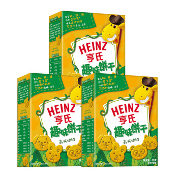 移动专享: heinz 亨氏 趣味饼干 恐龙王国 70g